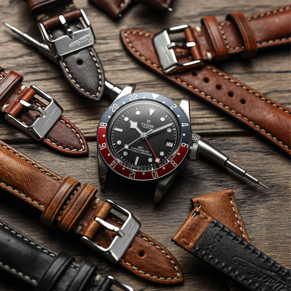 Leather watch straps