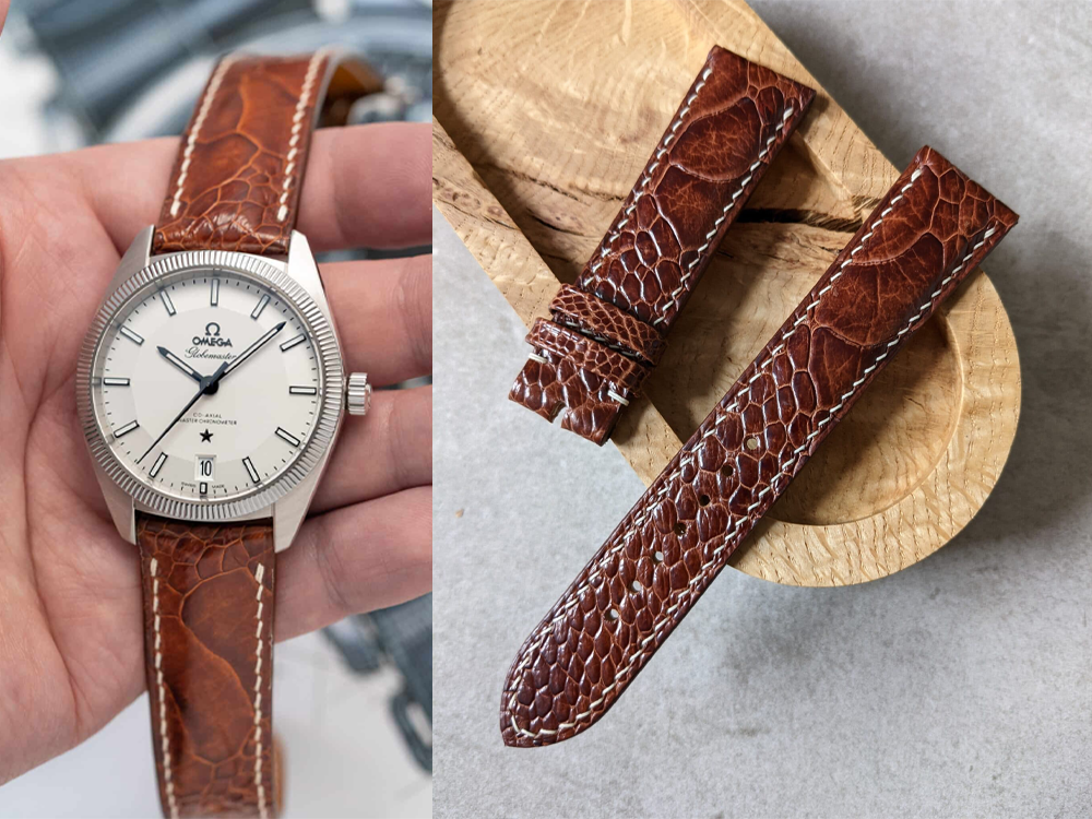 The Strap Tailor Ostrich leather strap