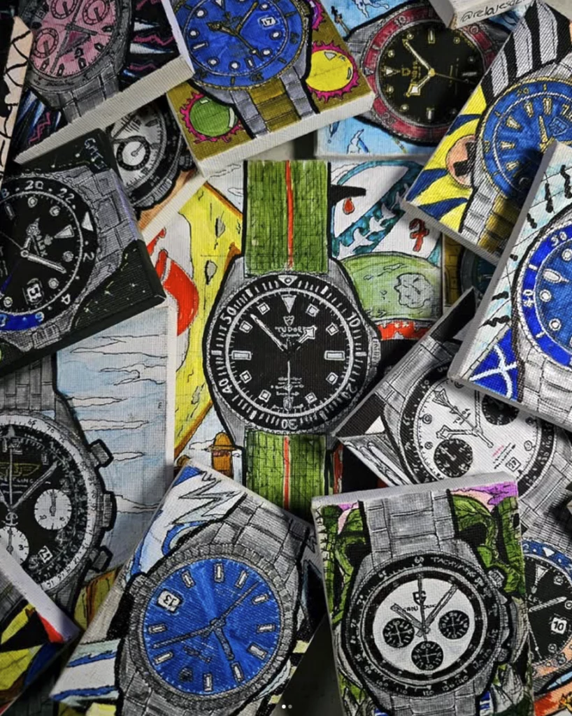 Steve watch paintings